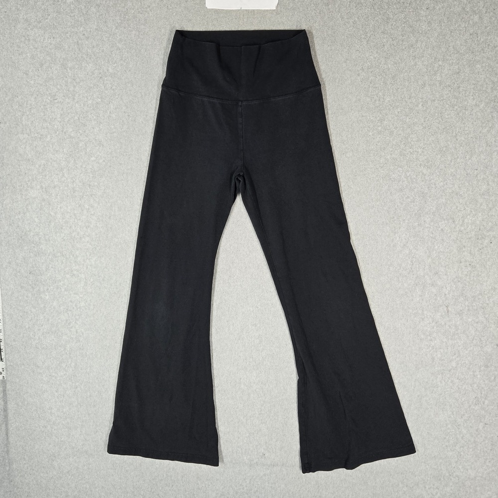 OFFLINE By Aerie Women Activewear Pants M SHORT Black Flare High Rise